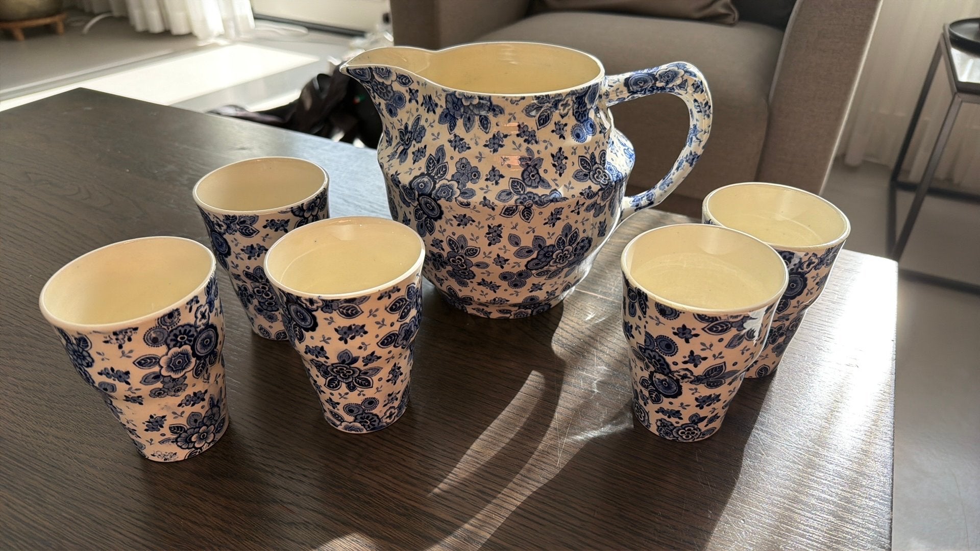 Ceramique maestricht Beatrix water/ melk kan, Ophalen of Verzenden, Zo goed als nieuw, Overige stijlen, Overige typen