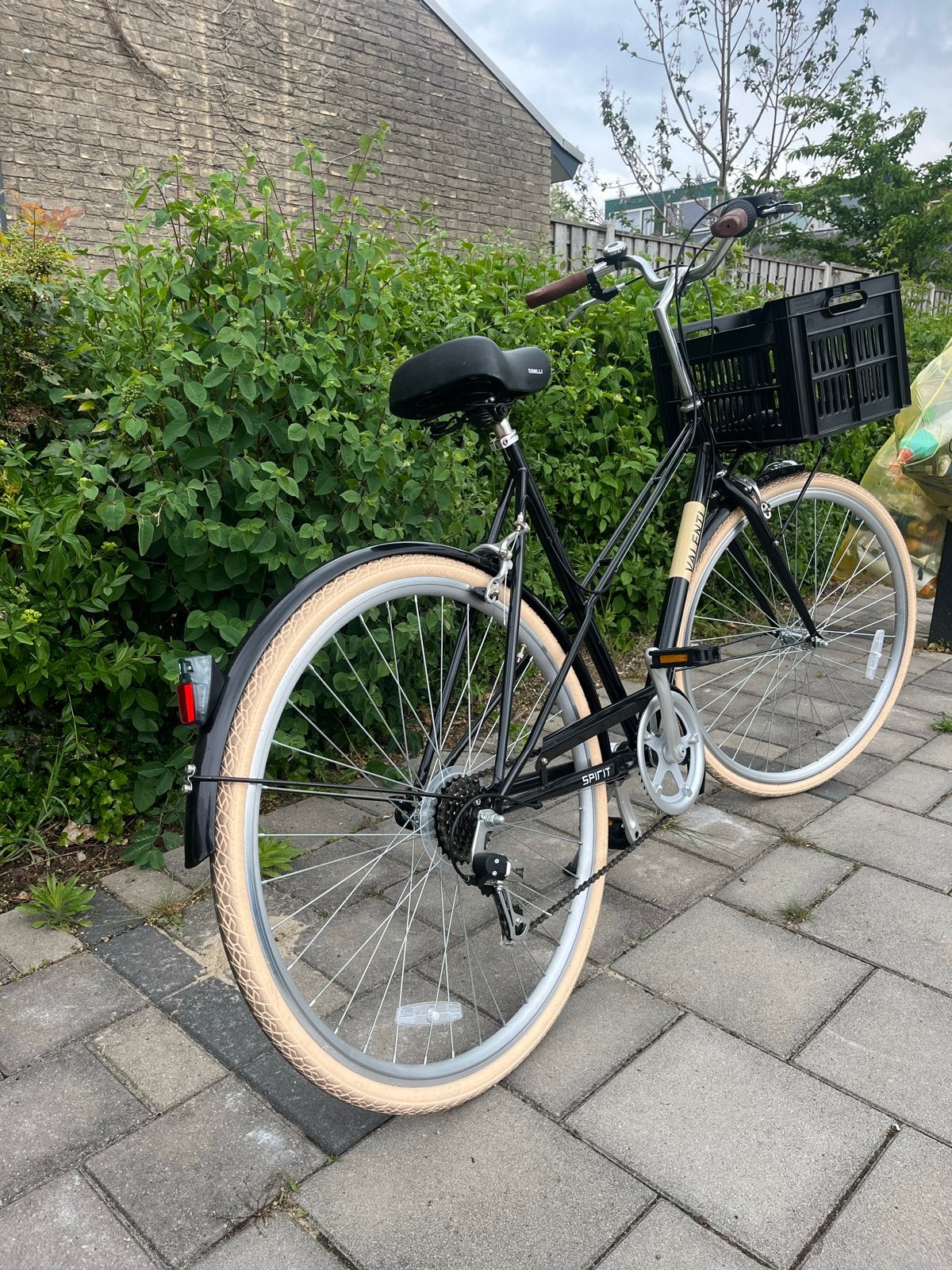 Nieuw! Spirit Valenti Damesfiets met Versnellingen en Mand, Velgrem, Versnellingen, Zo goed als nieuw, 50 tot 53 cm