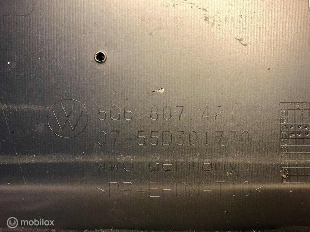 Achterbumper volkswagen golf 7 pdc 5g6807421 Origineel, Gebruikt, Ophalen of Verzenden, Achter, Bumper