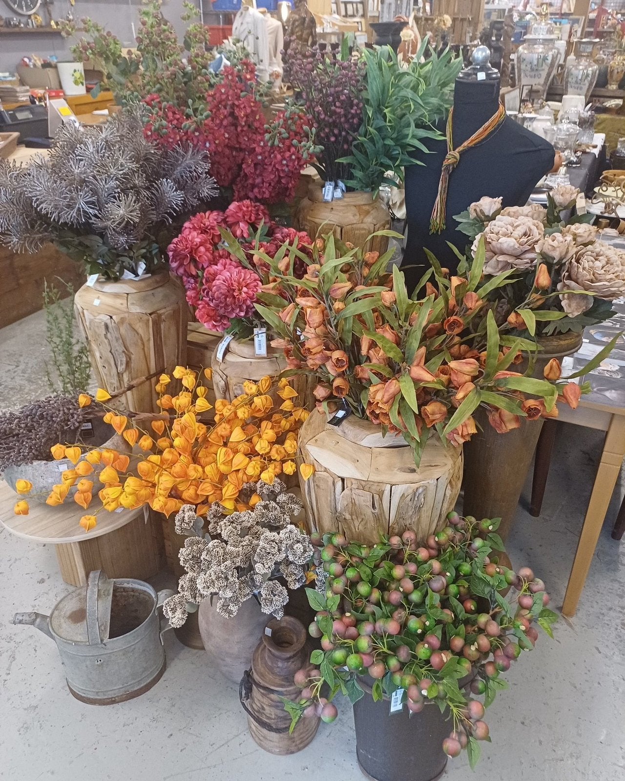 Zijde bloemen diverse soorten per stengel te koop, Ophalen, ., ., .