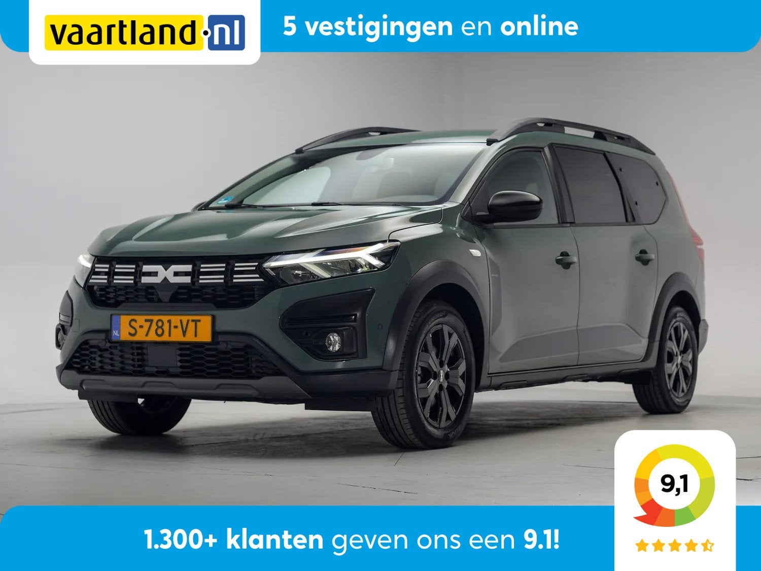 Dacia Jogger 1.6 Hybrid 140 Extreme 7p Aut.[Clima /ECC Apple, Auto's, Dacia, 730 kg, Gebruikt, 750 kg, 4 cilinders