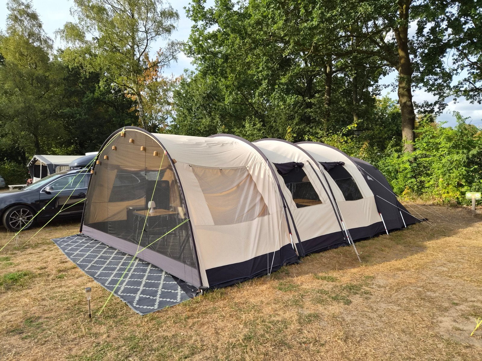 Obelink Familia 6 TC tunneltent + extra dichte voorwand, Ophalen, Gebruikt