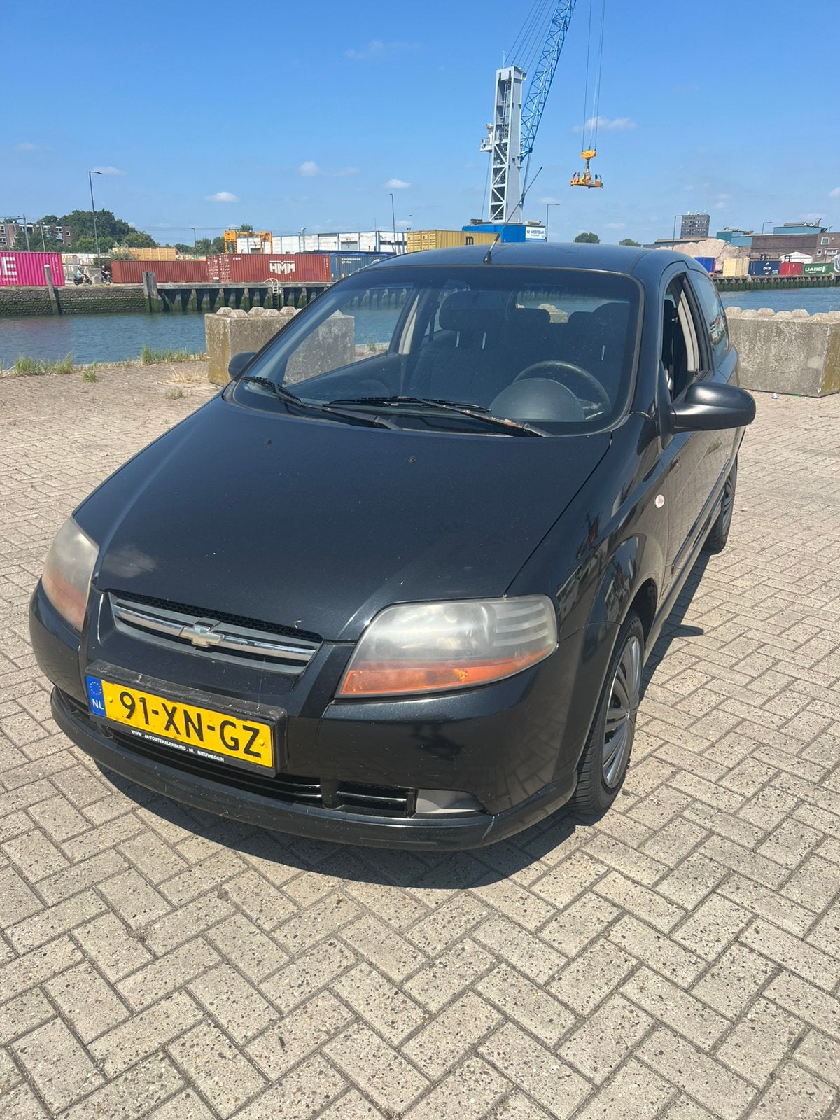Chevrolet Kalos 1.2 100k km 2007 nette auto, Auto's, Voorwielaandrijving, 1150 cc, 40 €/maand, 4 cilinders
