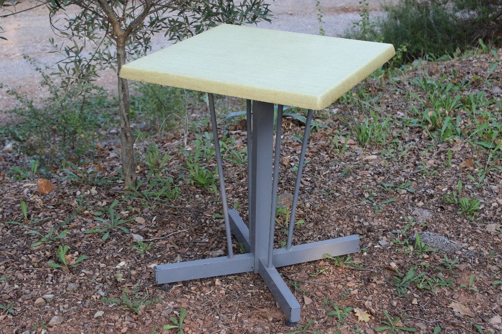 Brocante - Originele Franse Bistro-tafel!, Ophalen, Gebruikt