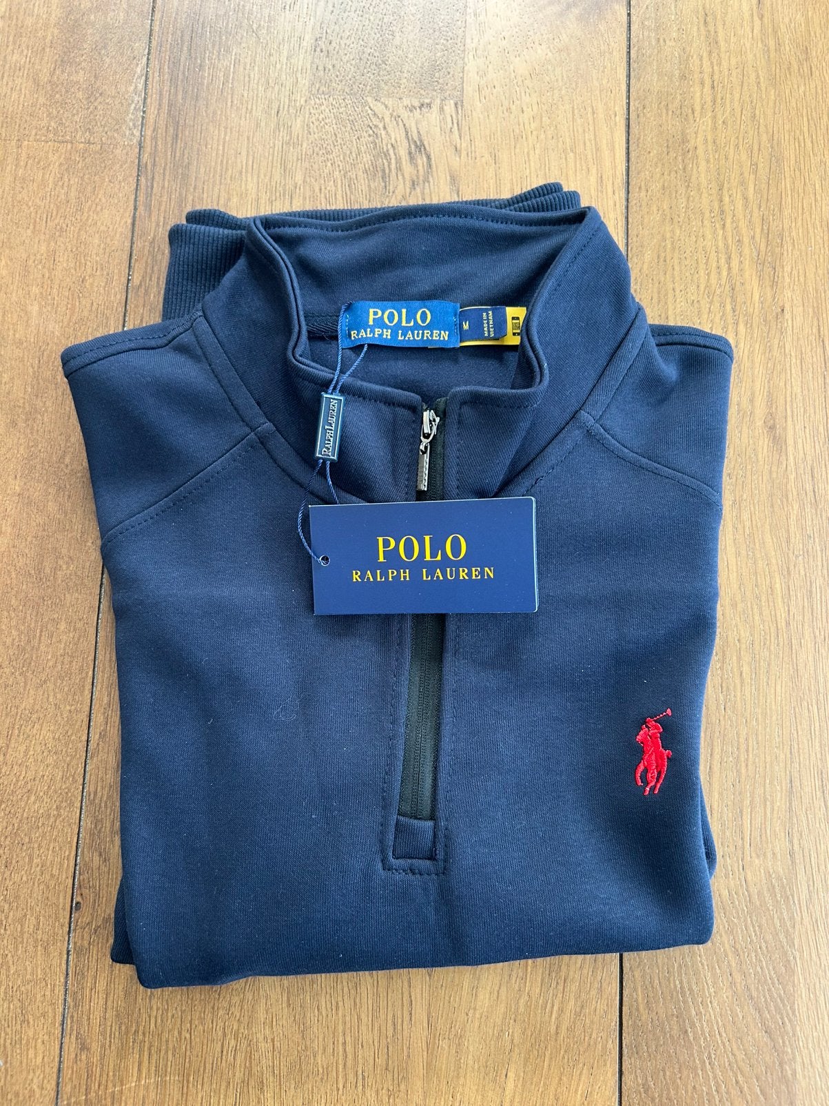 Ralph lauren qaurter zip, Ophalen of Verzenden, Nieuw, Maat 48/50 (M), Blauw
