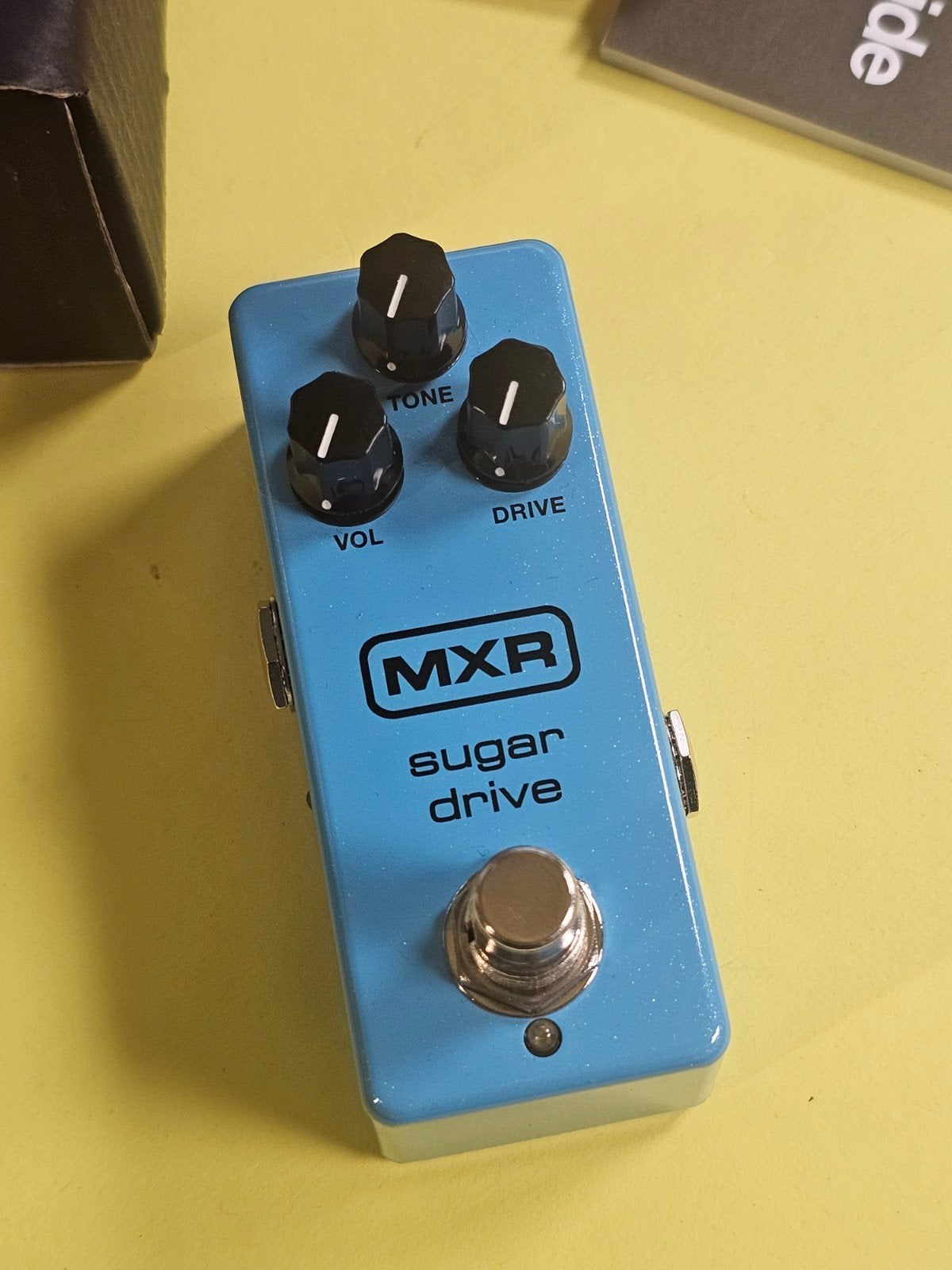 MXR Sugar Drive Overdrive, Ophalen of Verzenden, Zo goed als nieuw, Distortion, Overdrive of Fuzz, Info@jimdunlop.com