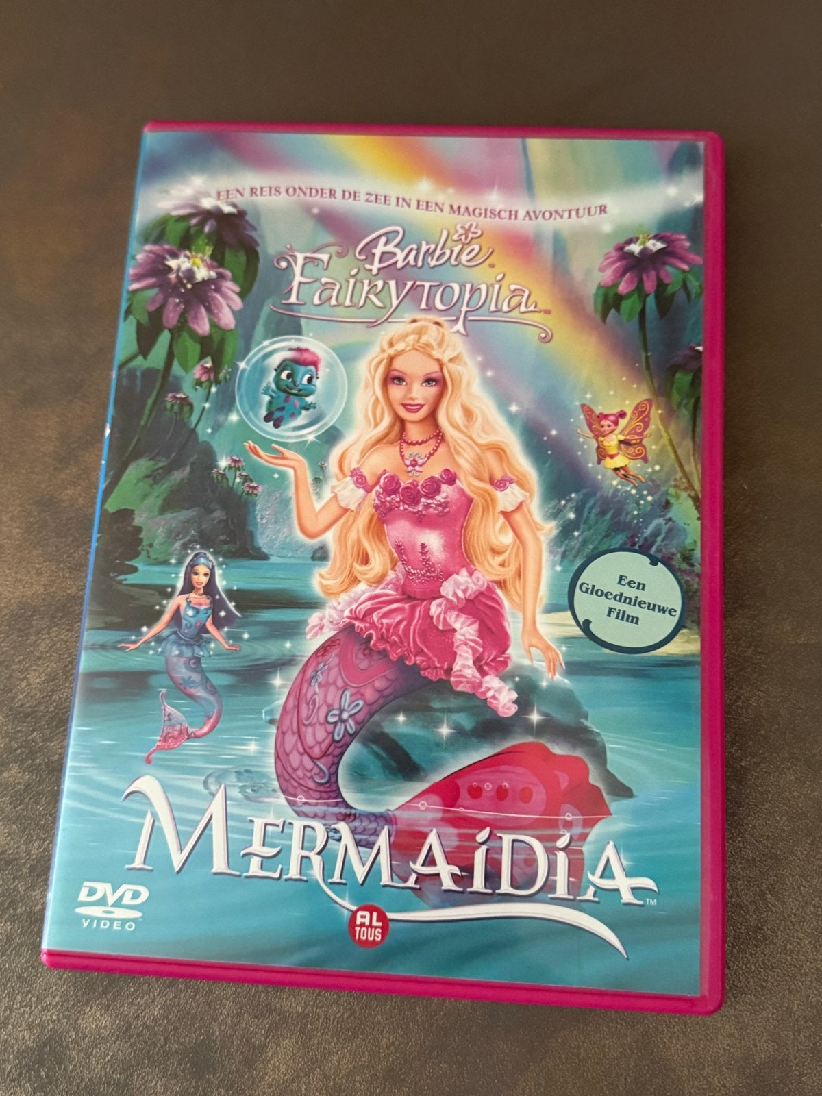 Barbie Fairytopia: Mermaidia DVD - Een Gloednieuwe Film, Cd's en Dvd's, Dvd's | Kinderen en Jeugd, Avontuur, Alle leeftijden, Ophalen of Verzenden