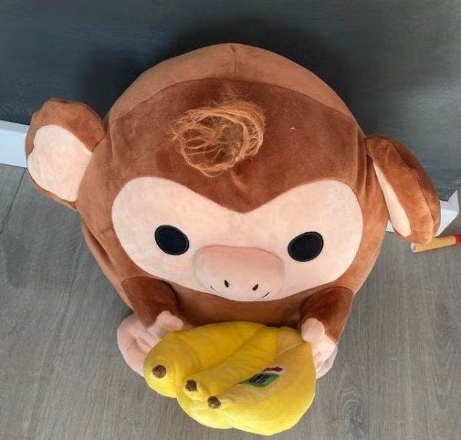 Snackles aap met banaan knuffel, Overige merken, Overige karakters, Ophalen of Verzenden, Zo goed als nieuw