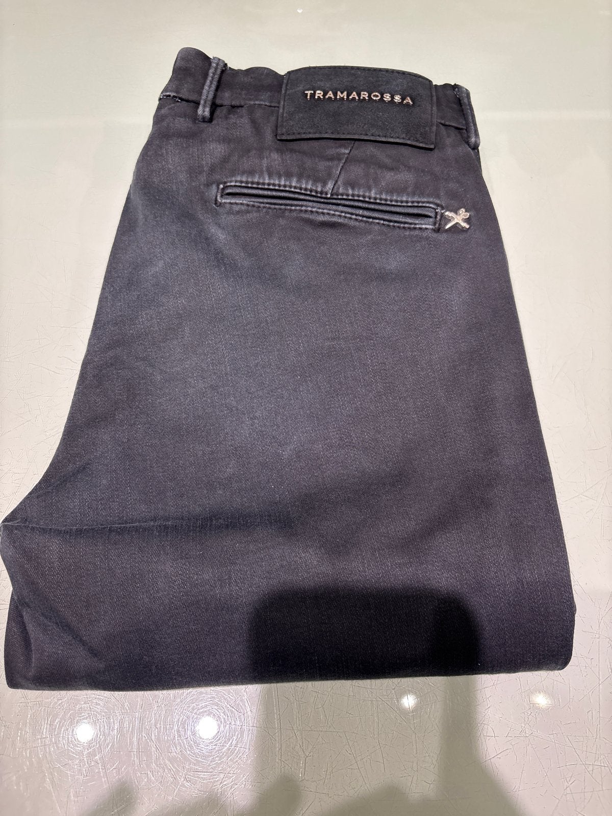 TRAMAROSSA Luis Slim Jeans - Maat W30, Kleding | Heren, Ophalen of Verzenden, Gedragen, Zwart, W32 (confectie 46) of kleiner