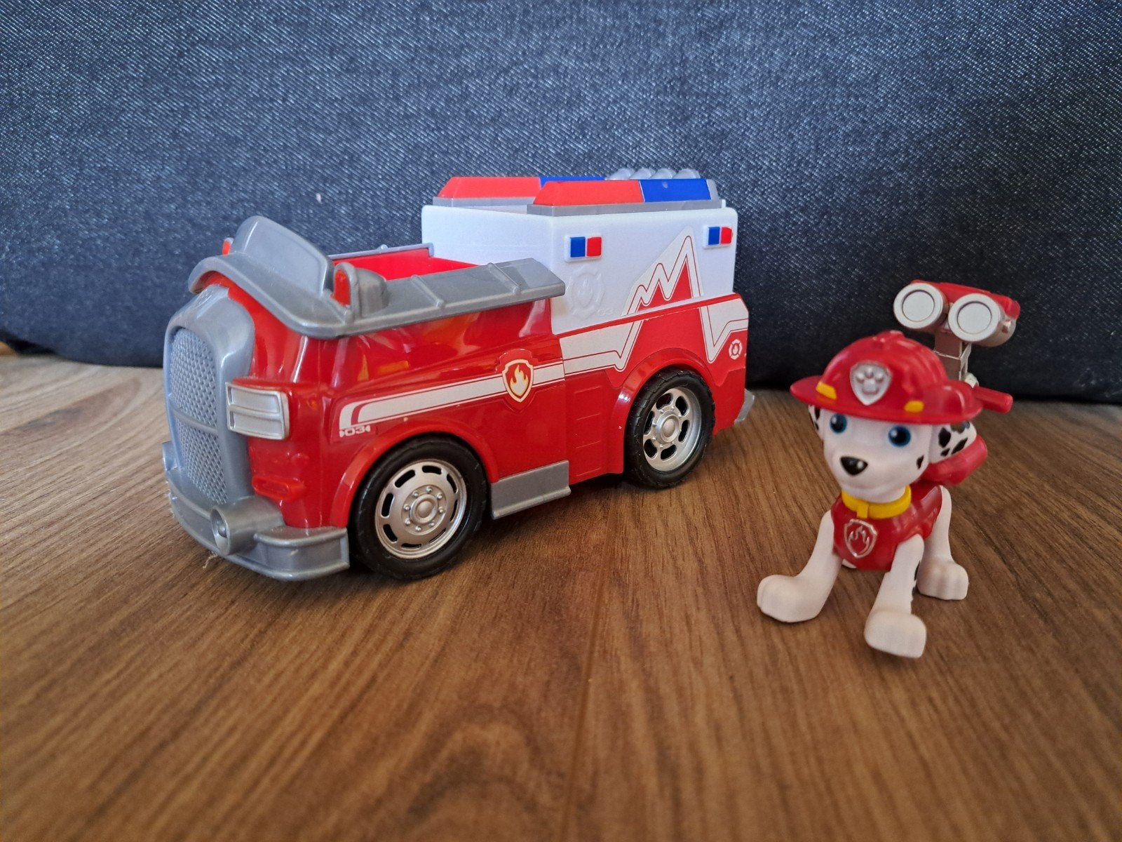 Paw Patrol Marshall Brandweerwagen met figuur, Kinderen en Baby's, Ophalen, Gebruikt