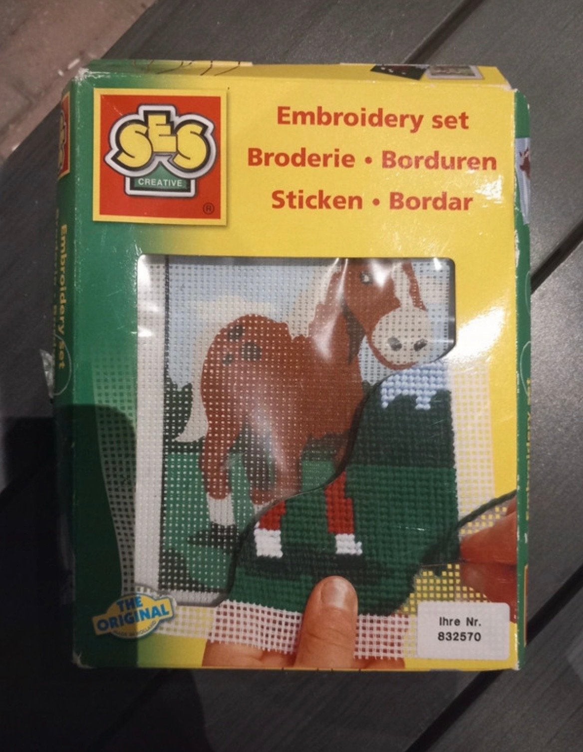 Borduurpakket Paard, Ophalen of Verzenden, Nieuw, Handborduren, Borduurpakket