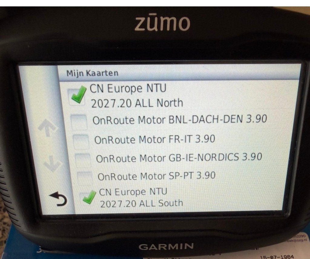 Motornavigatie Garmin Zumo 390lm, Motoren, Ophalen of Verzenden, Zo goed als nieuw