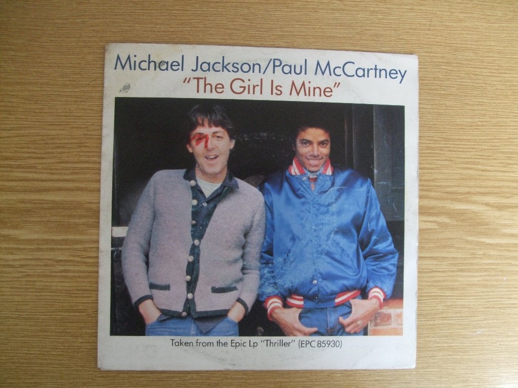 MICHAEL JACKSON & PAUL McCARTNEY    THE GIRL IS MINE / CAN'T, 7 inch, Ophalen of Verzenden, Zo goed als nieuw, R&B en Soul