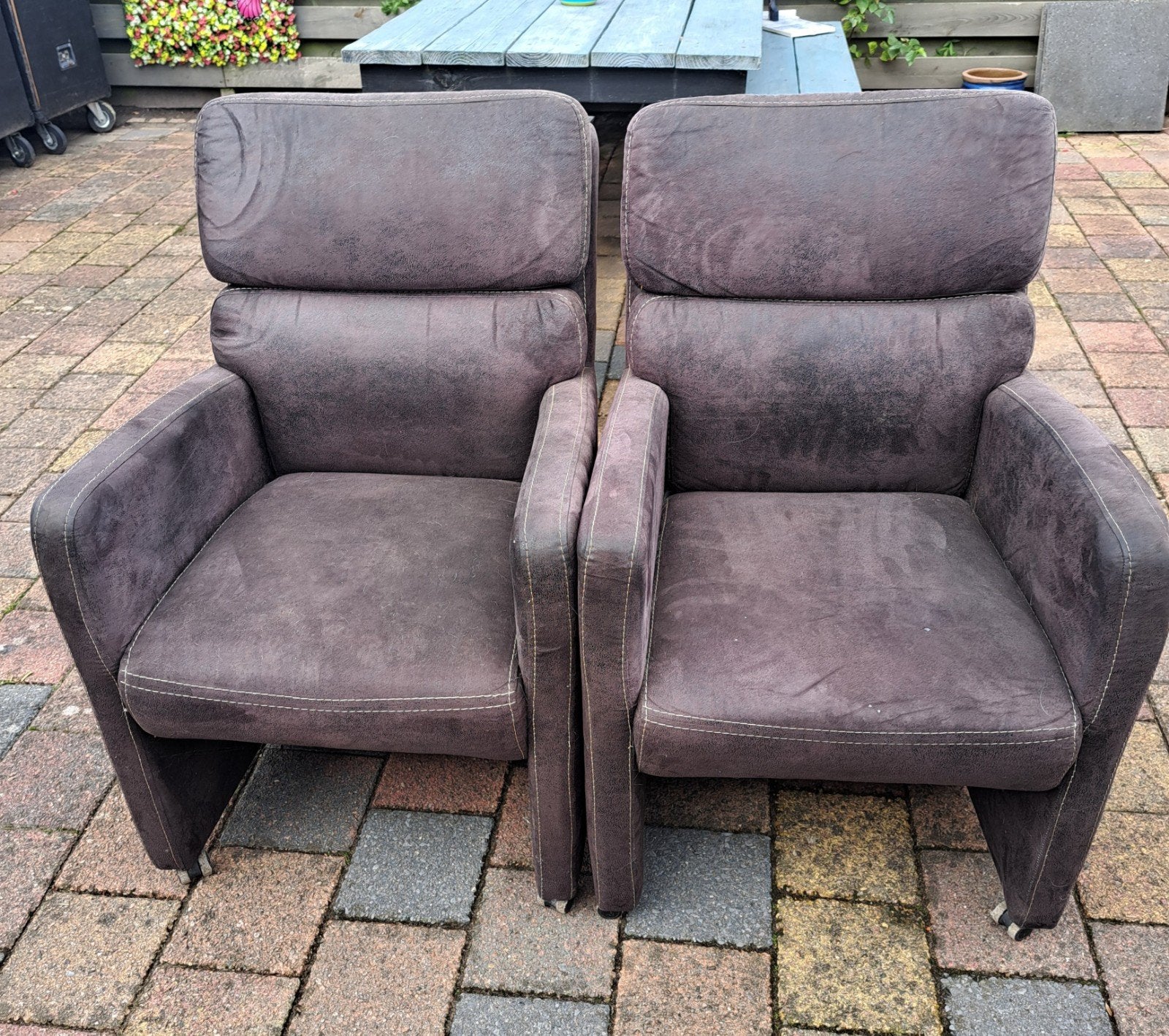 6 eethoek stoelen Gratis!, Ophalen, Gebruikt, Vijf, Zes of meer stoelen