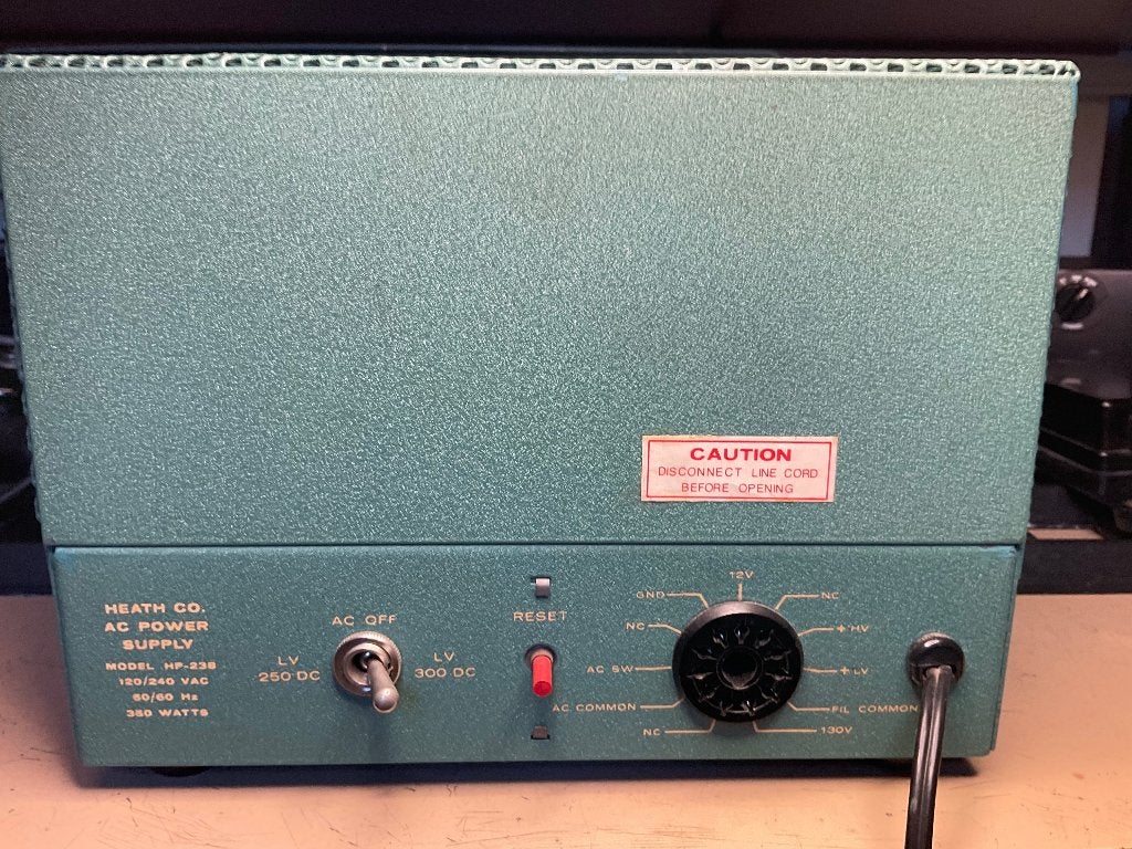 heathkit voeding   HP-23 B, Ophalen of Verzenden, Gebruikt, Zender en Ontvanger