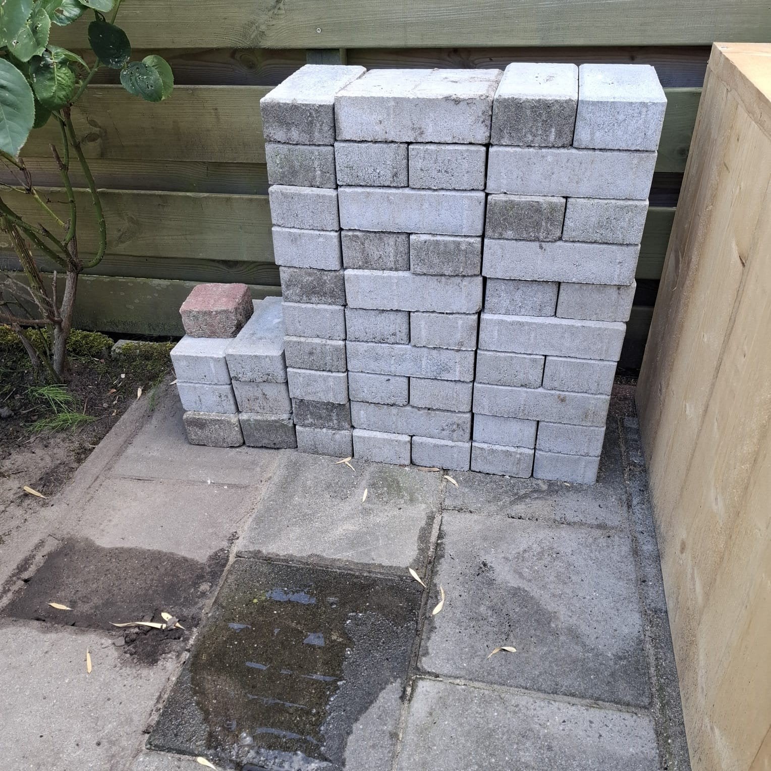 klinkers, Ophalen, Gebruikt, Beton, Klinkers