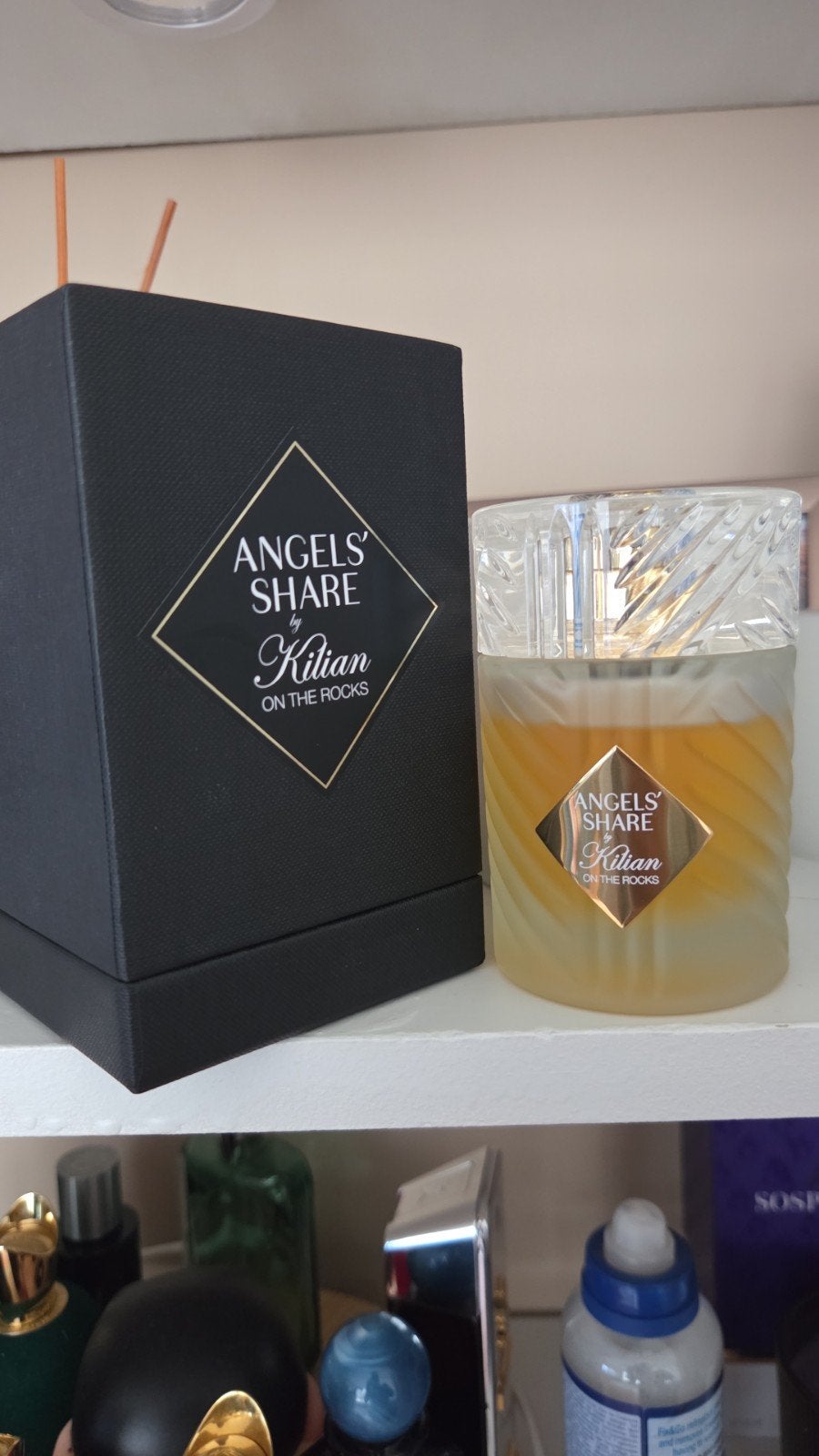 Kilian Angels' Share On The Rocks Eau de Parfum, Sieraden, Tassen en Uiterlijk, Uiterlijk | Parfum, Ophalen of Verzenden, Zo goed als nieuw