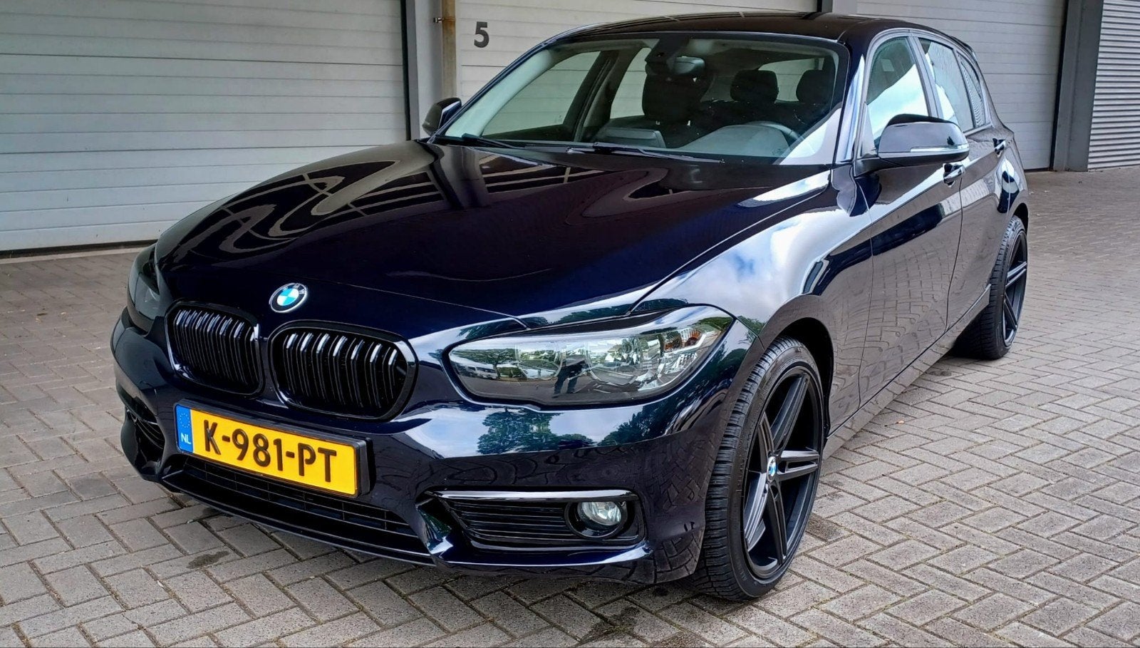BMW 1-Serie 118i 136pk 2017 Blauw, 1-Serie, 1280 kg, Zwart, Automatische klimaatregeling