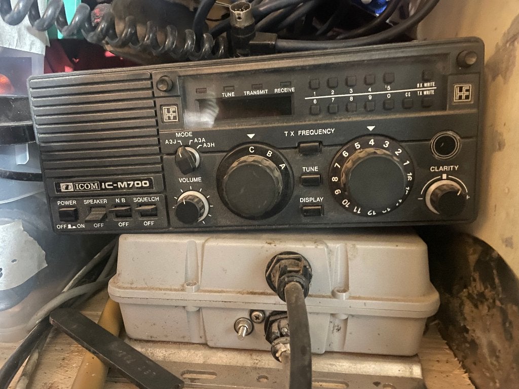 ICOM IC-M700 HF Maritieme Transceiver Antenne-versterker, Telecommunicatie, Ophalen, Gebruikt, Zender en Ontvanger