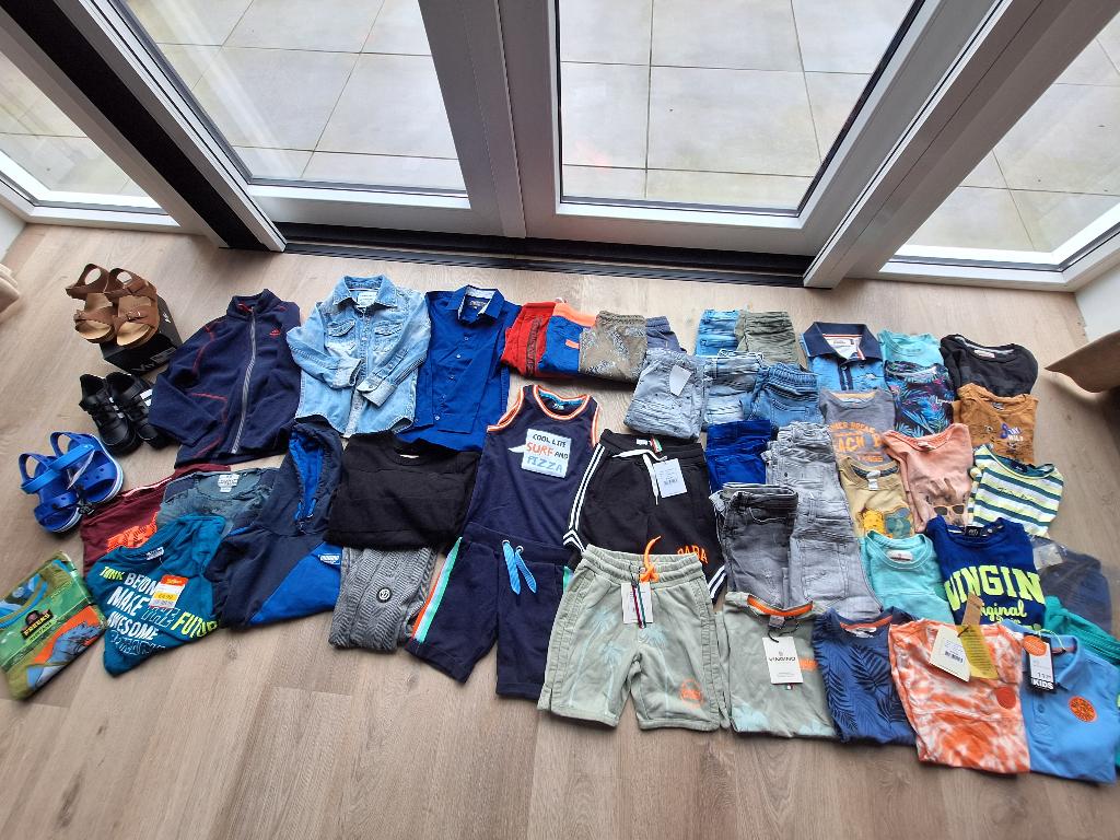 Pakket jongenskleding 110/116 voorjaar/zomer, Ophalen of Verzenden, Gebruikt, Maat 110