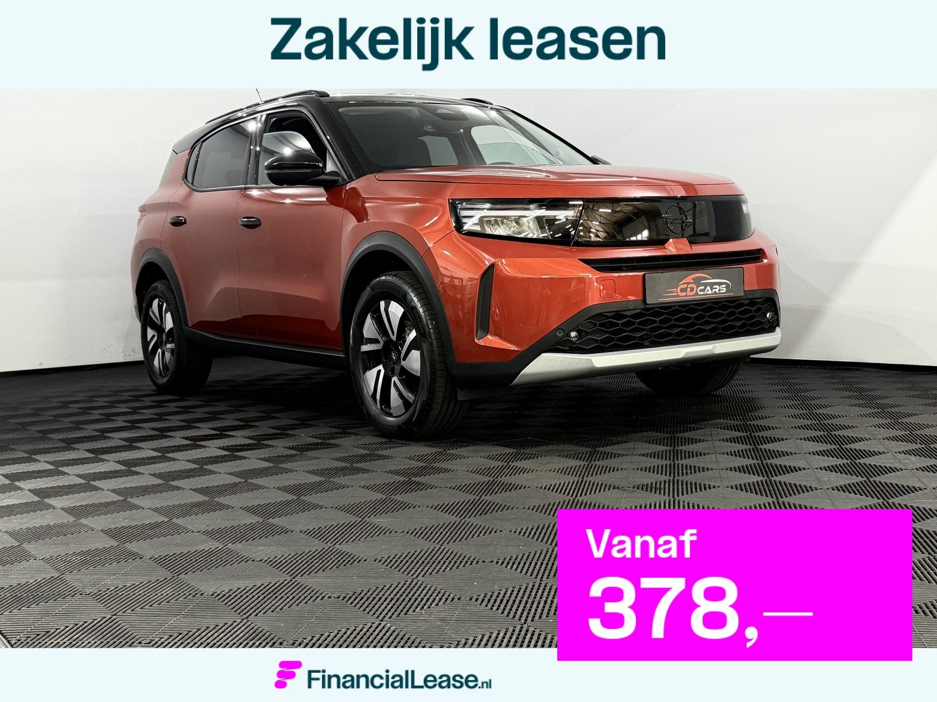 Opel Frontera 1.2 Turbo Hybrid GS 110PK Camera, Navi, Winter, Stof, Gebruikt, 1288 kg, Bedrijf