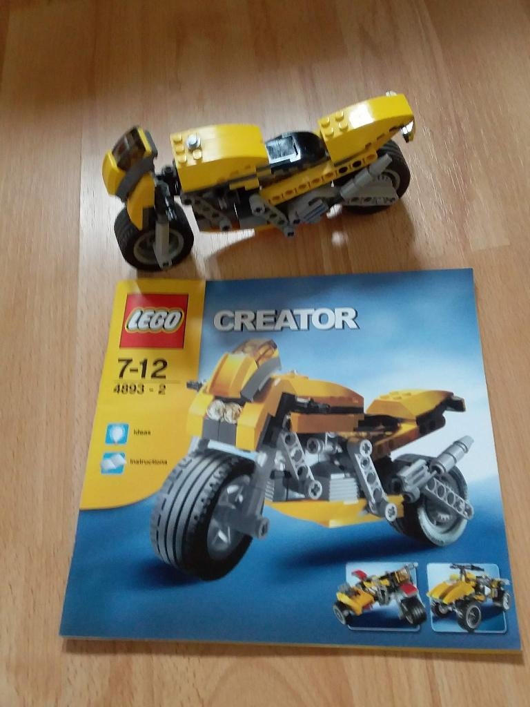 lego nr 4893 motors, Gebruikt, Lego, Ophalen of Verzenden, Creator