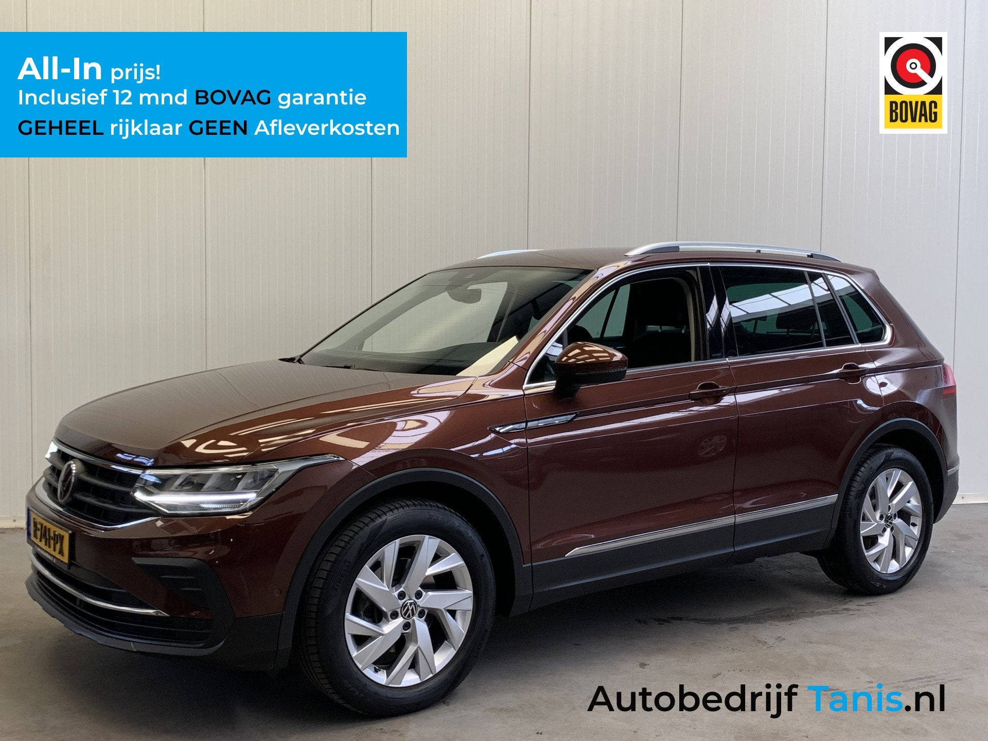 Volkswagen Tiguan 1.5 TSI Elegance NAVI-ECC-PARK ASSIST-SPOR, Auto's, Euro 6, 4 cilinders, Alcantara, Automatische klimaatregeling