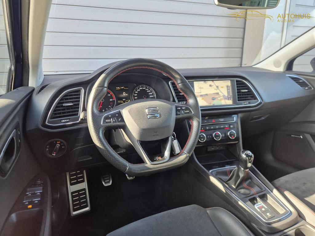 Seat Leon 1.4 EcoTSI FR Pano/Led/Sound/Sfeer/Cruise/Carplay/, 1141 kg, Gebruikt, Zwart, 4 cilinders