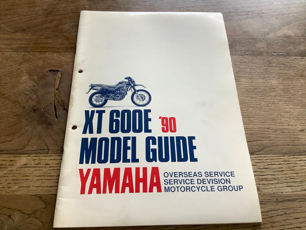 Yamaha XT 600 E '90 Model Guide - Origineel Yamaha., Verzenden, Yamaha