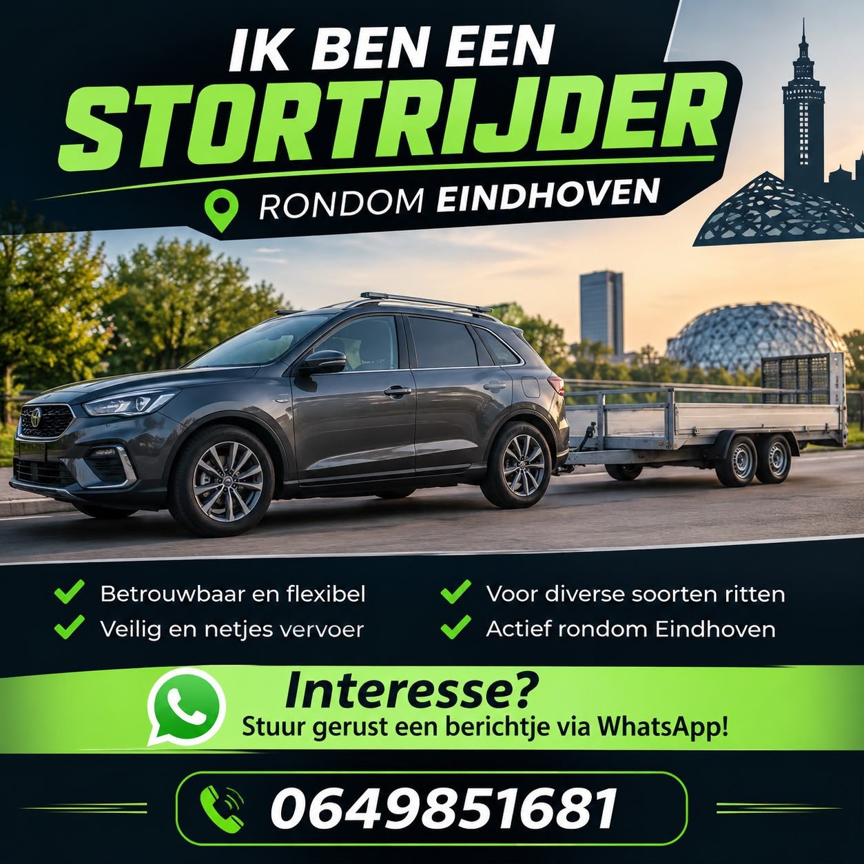Stortrijder Omgeving Eindhoven, Ophalen of Verzenden