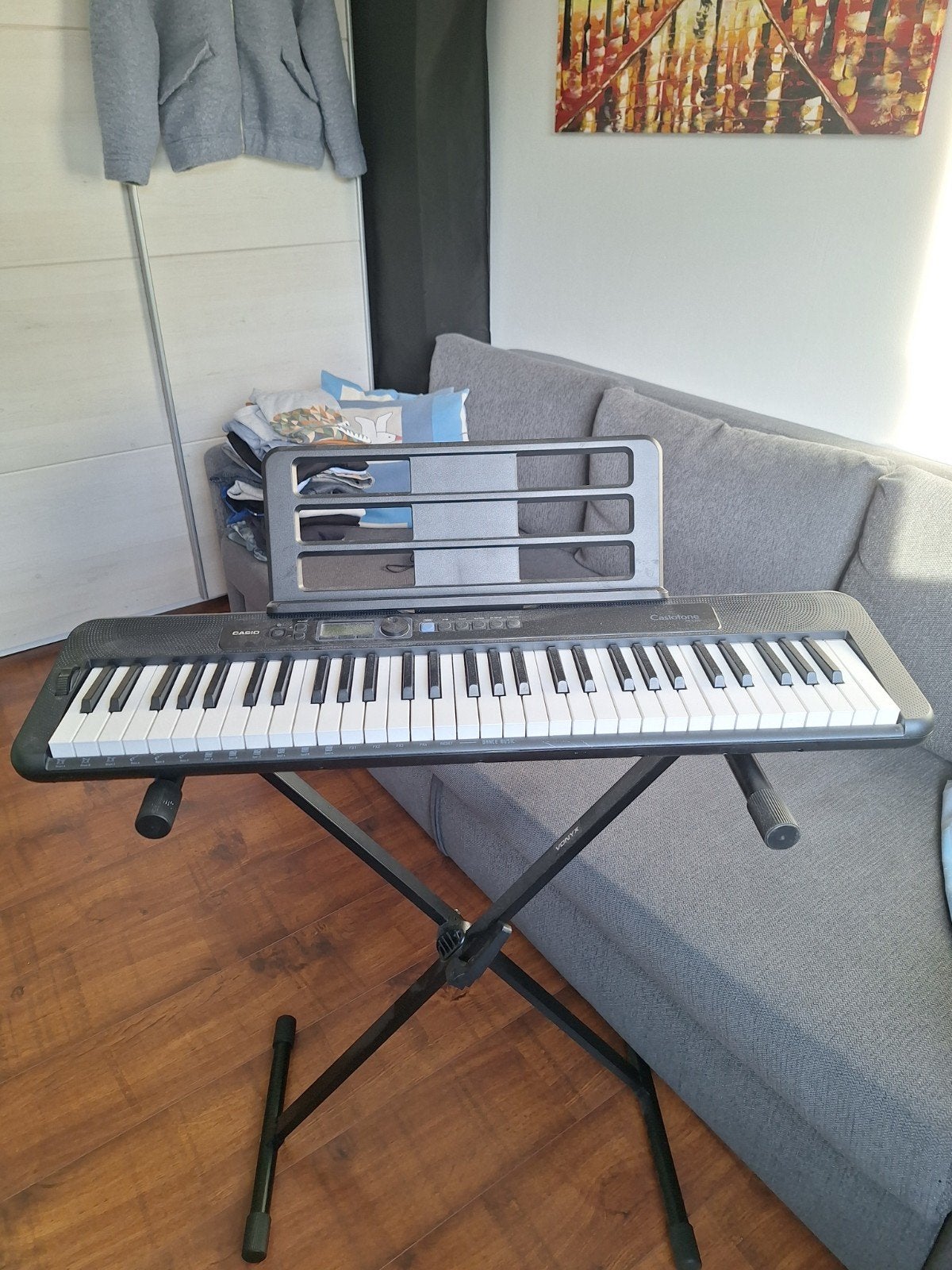 CasioTone CT-S300 Keyboard met Standaard, Muziek en Instrumenten, Casio, Ophalen of Verzenden, Aanslaggevoelig, 61 toetsen