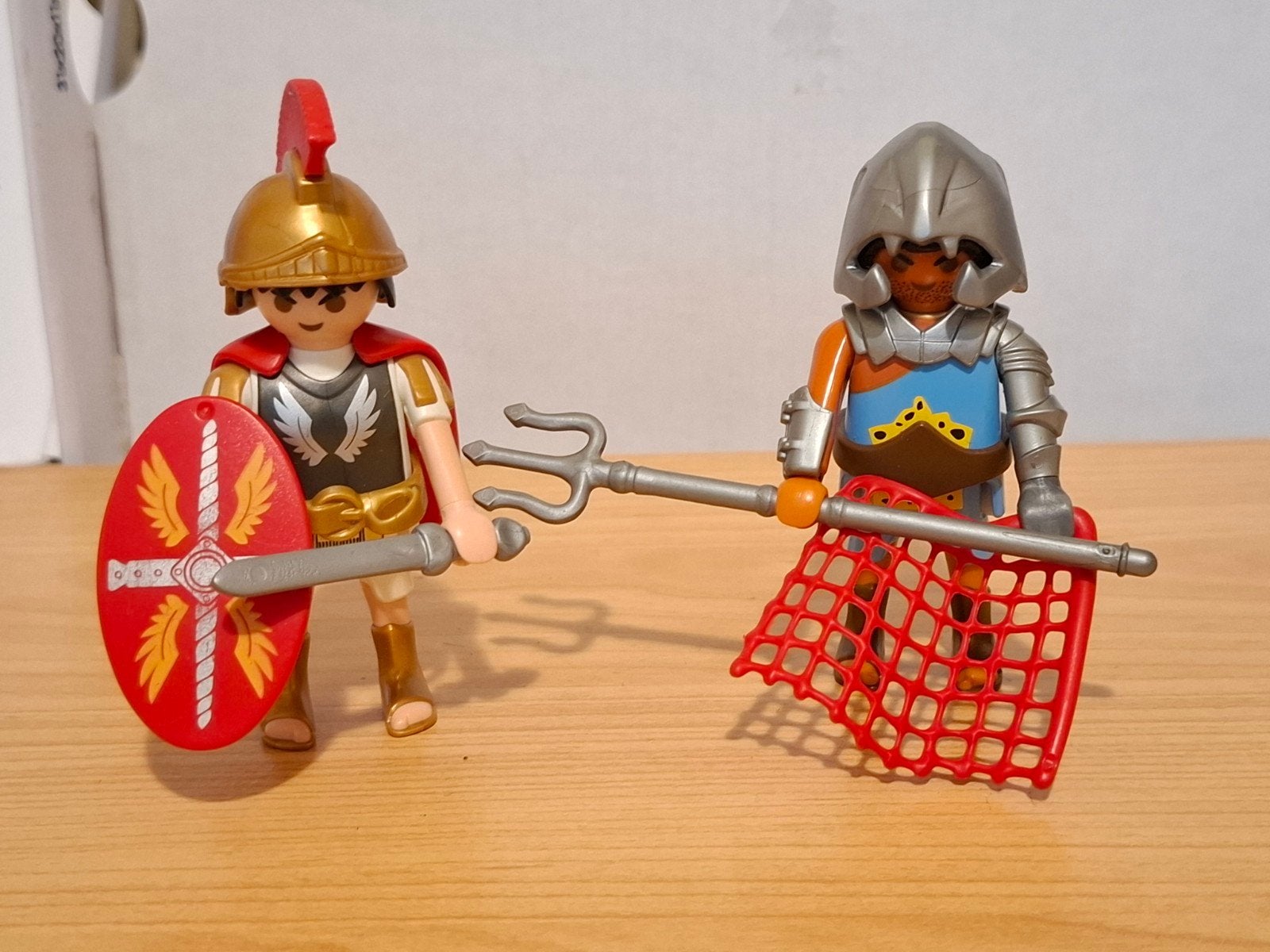 Playmobil Romeinse soldaat en gladiator 5817, Gebruikt, Complete set, Ophalen of Verzenden, Figuren