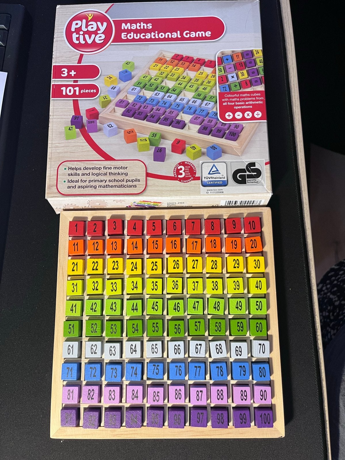 Set 2 Playtive Educatieve Spellen: sommen en ABC, Ophalen of Verzenden, Zo goed als nieuw, Taal en Lezen