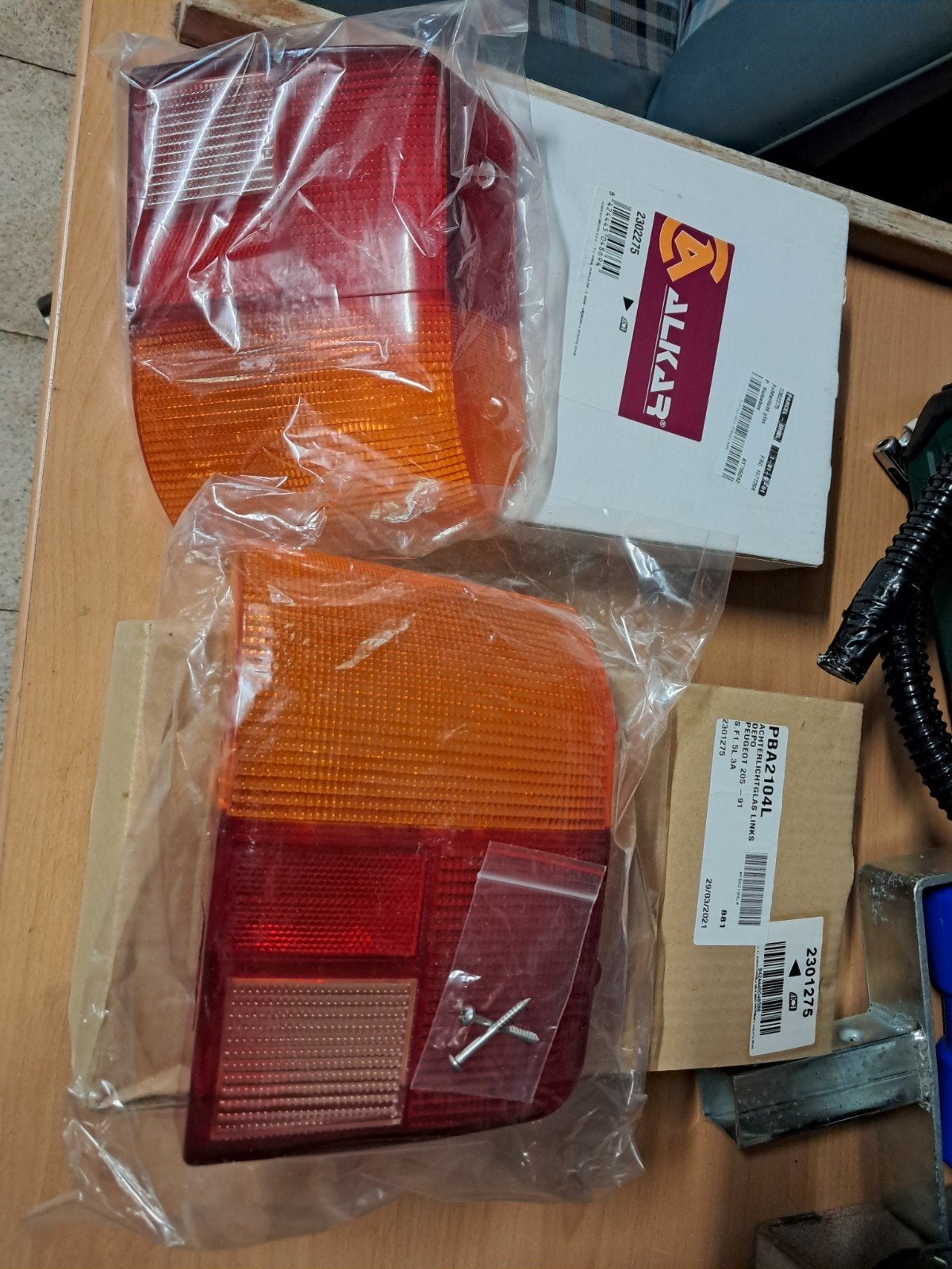 Nieuwe Achterlicht Lenzen voor Peugeot 205 (Links & Rechts), Ophalen of Verzenden, Nieuw, Peugeot