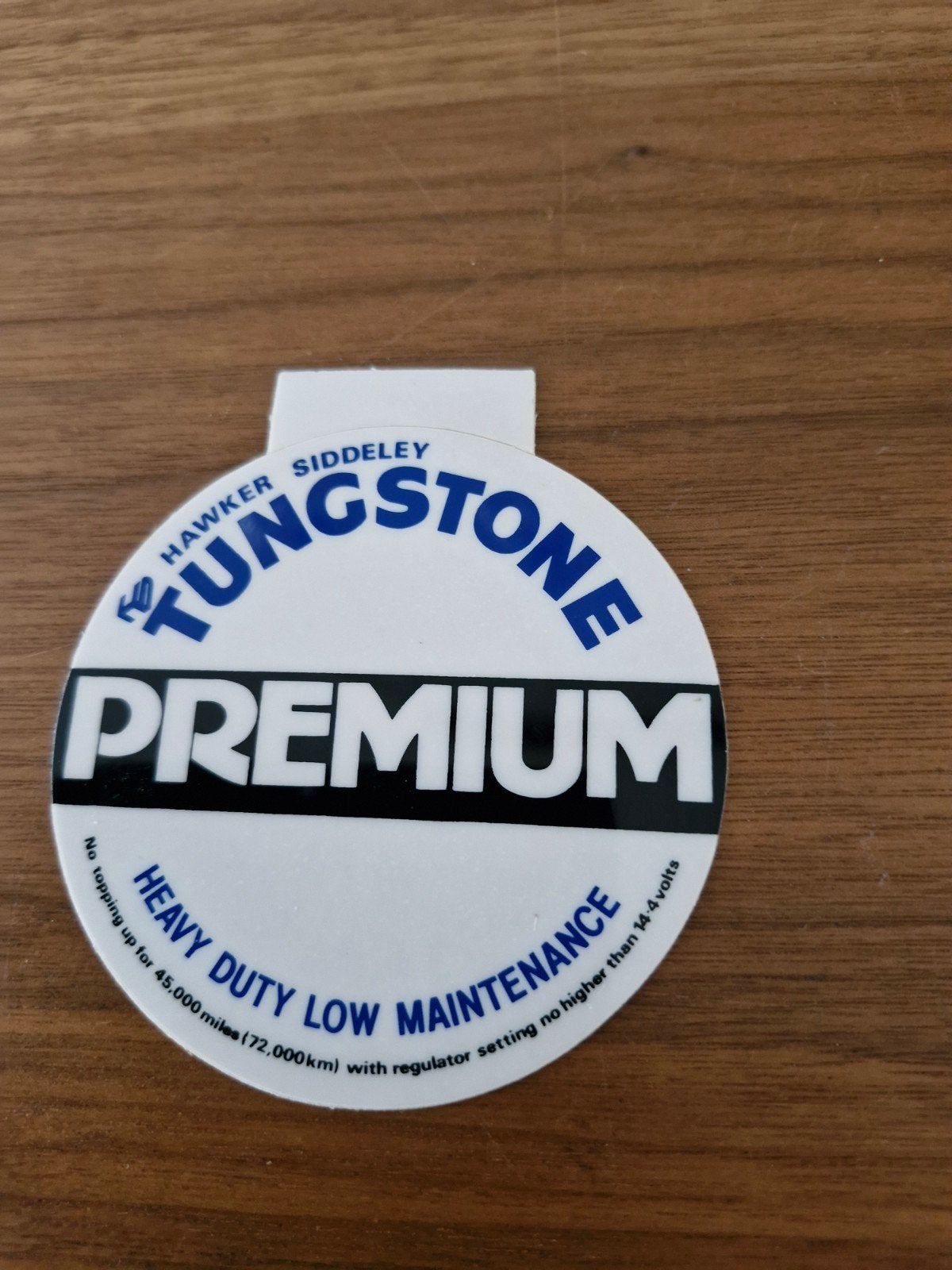 9315 Vintage Hawker Siddeley Tungstone Premium Sticker, Ophalen of Verzenden, Nieuw, Auto of Motor