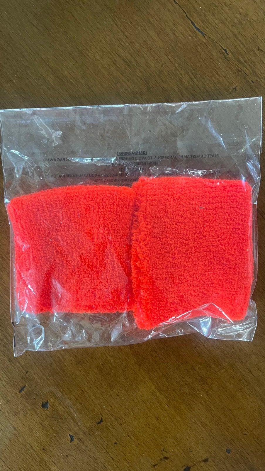 Twee  nieuwe oranje zweetbandjes, Ophalen of Verzenden, Nieuw, Overige typen