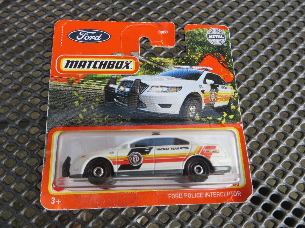 Matchbox Ford Police Interceptor, Hobby en Vrije tijd, Modelauto's | Overige schalen, Ophalen of Verzenden, Nieuw, Auto