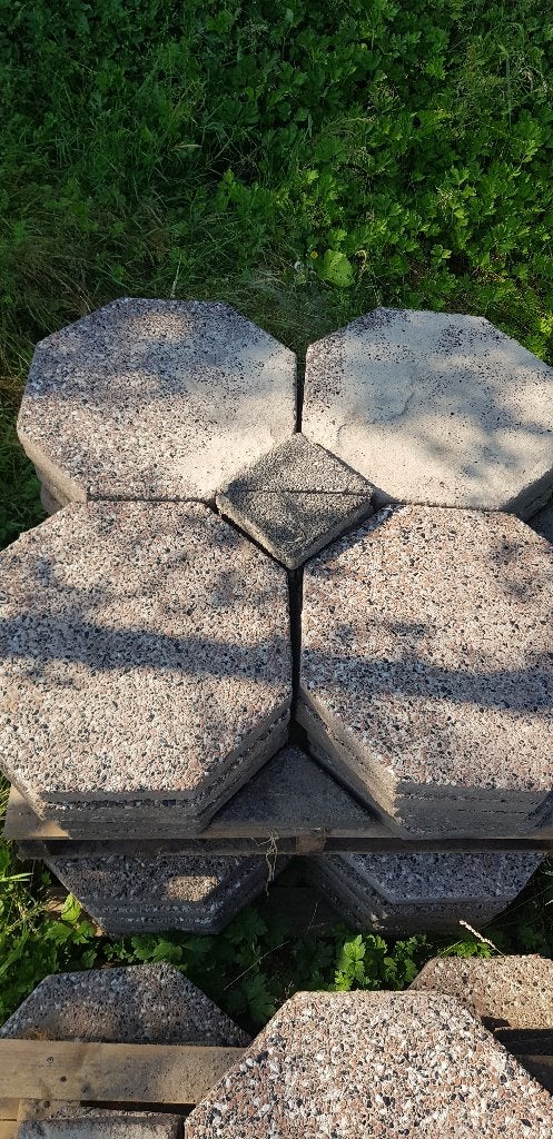 teras tegels, Ophalen, Gebruikt, 10 m² of meer, Beton