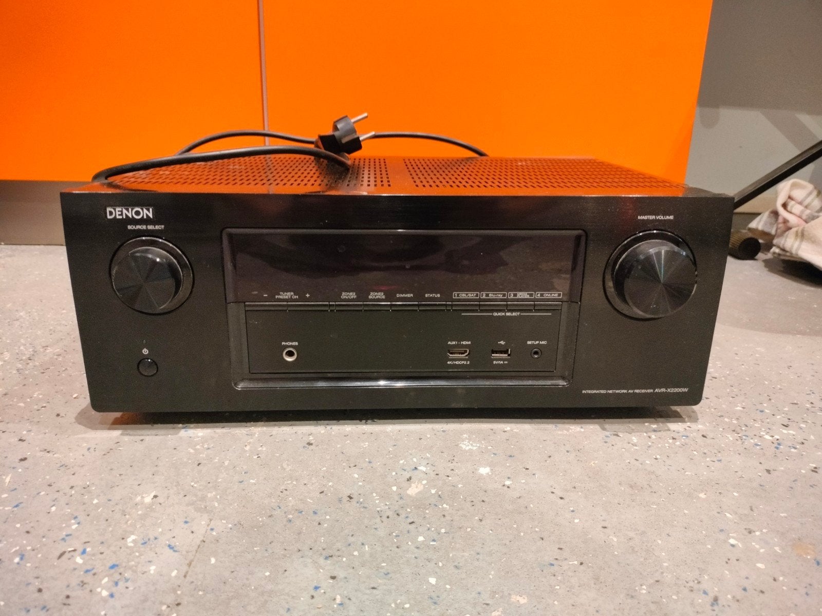 Denon AVR X-2200W, Ophalen of Verzenden, Zo goed als nieuw, 60 tot 120 watt, Denon