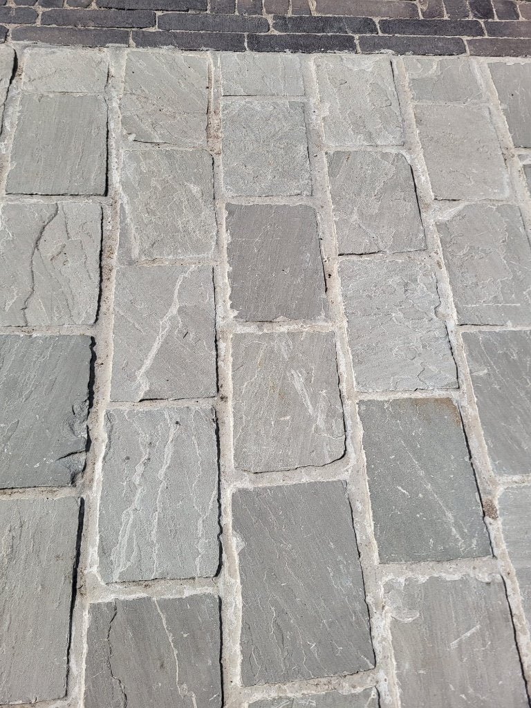 Nieuw kandla grey kasseien 20x14 en 14x14cm, Tuin en Terras, Tegels en Klinkers, Ophalen, Klinkers, Nieuw, Natuursteen