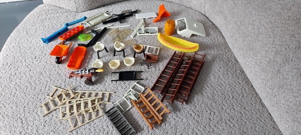 Playmobil onderdelen divers, veel ladders, Verzenden