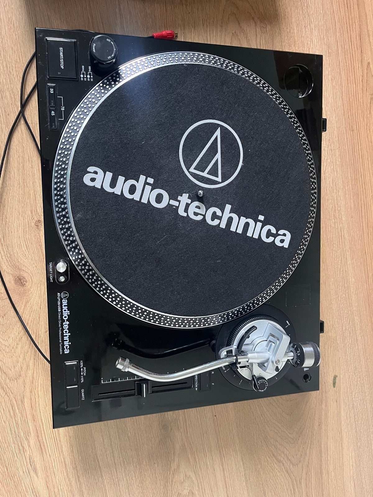 Twee Audio-Technica LP120 USB/LP120XUSB draaitafels, Audio, Tv en Foto, Gebruikt, Pitch-regelaar, Platenspeler, Ophalen