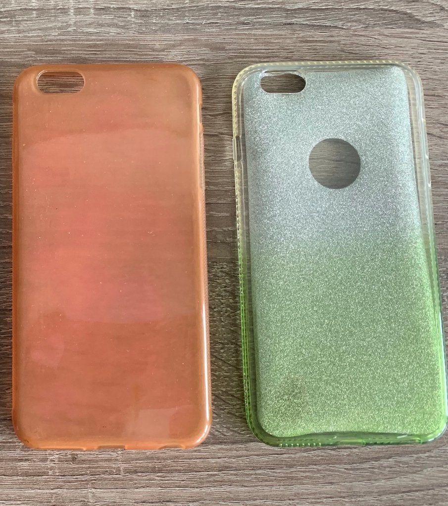 Stoere case covers hoesje voor Iphone 6 plus roze en groen, Telecommunicatie, IPhone 6 Plus, Nieuw, Hoesje of Tasje, Ophalen of Verzenden