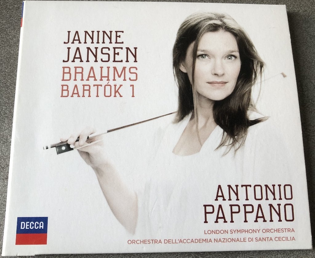 JANINE JANSEN - BRAHMS/BARTOK 1 - PAPPANO, Ophalen of Verzenden, Romantiek, Zo goed als nieuw, Overige typen