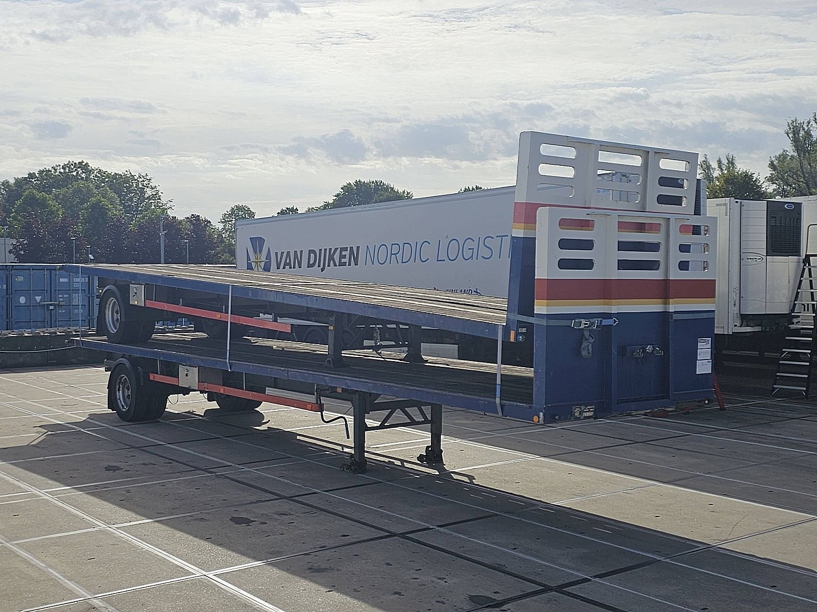 VARMO 1 AXLE PLATFORM forklift connection, Overige kleuren, Bedrijf, Aanhangers en Opleggers, Te koop