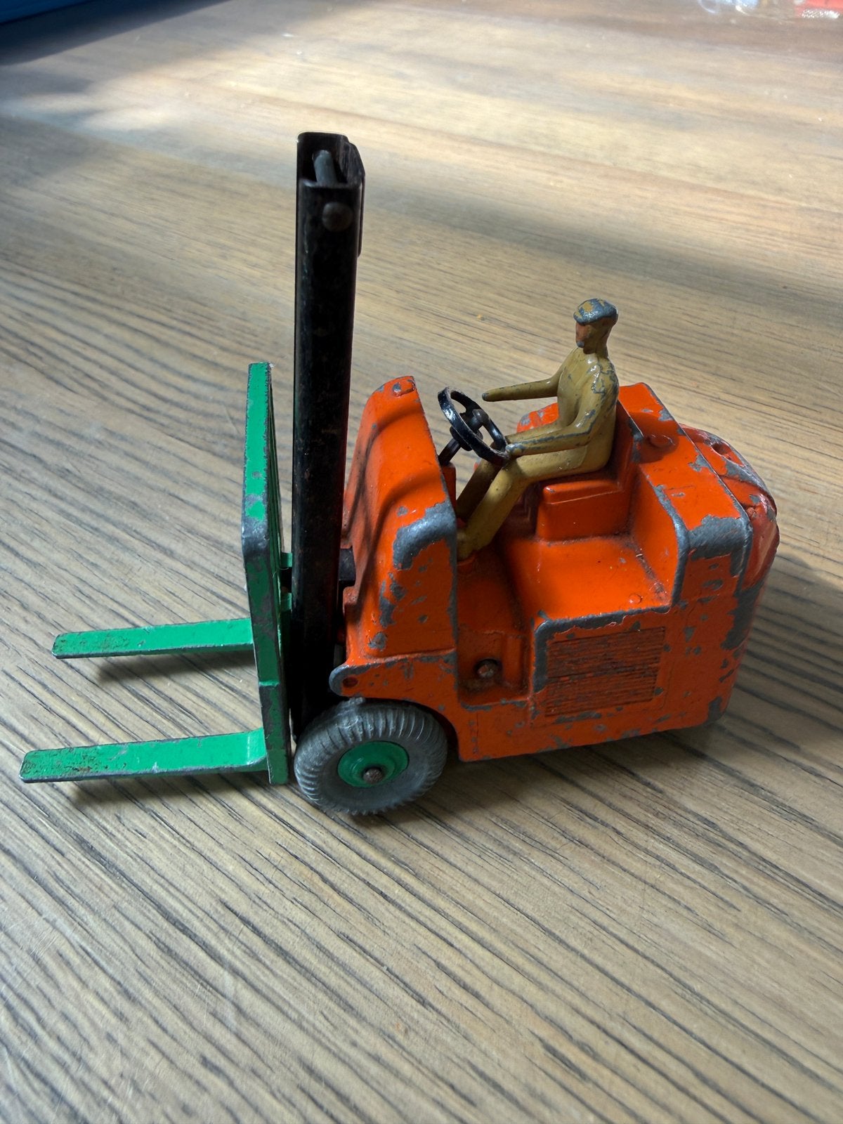 Dinky Toys 14c/401 Coventry Climax vorkheftruck – vintage, Ophalen of Verzenden, Gebruikt
