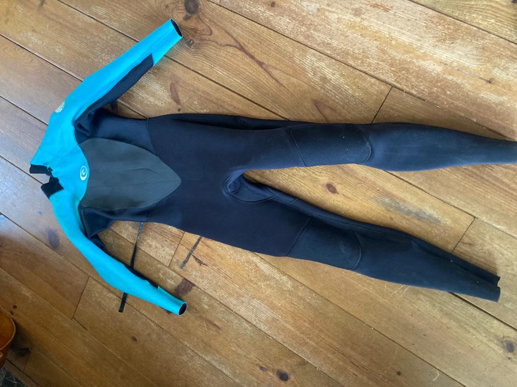 Wetsuit zwart/blauw - Ideaal voor watersport, Watersport en Boten, Watersportkleding, Gebruikt, Wetsuit, Dame, Ophalen