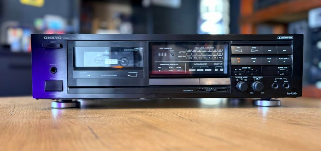 Onkyo TA-R240 | Gereviseerd | GARANTIE, Overige merken, Onkyo TA- R240 Gereviseerd met Garantie, Tape counter, Enkel