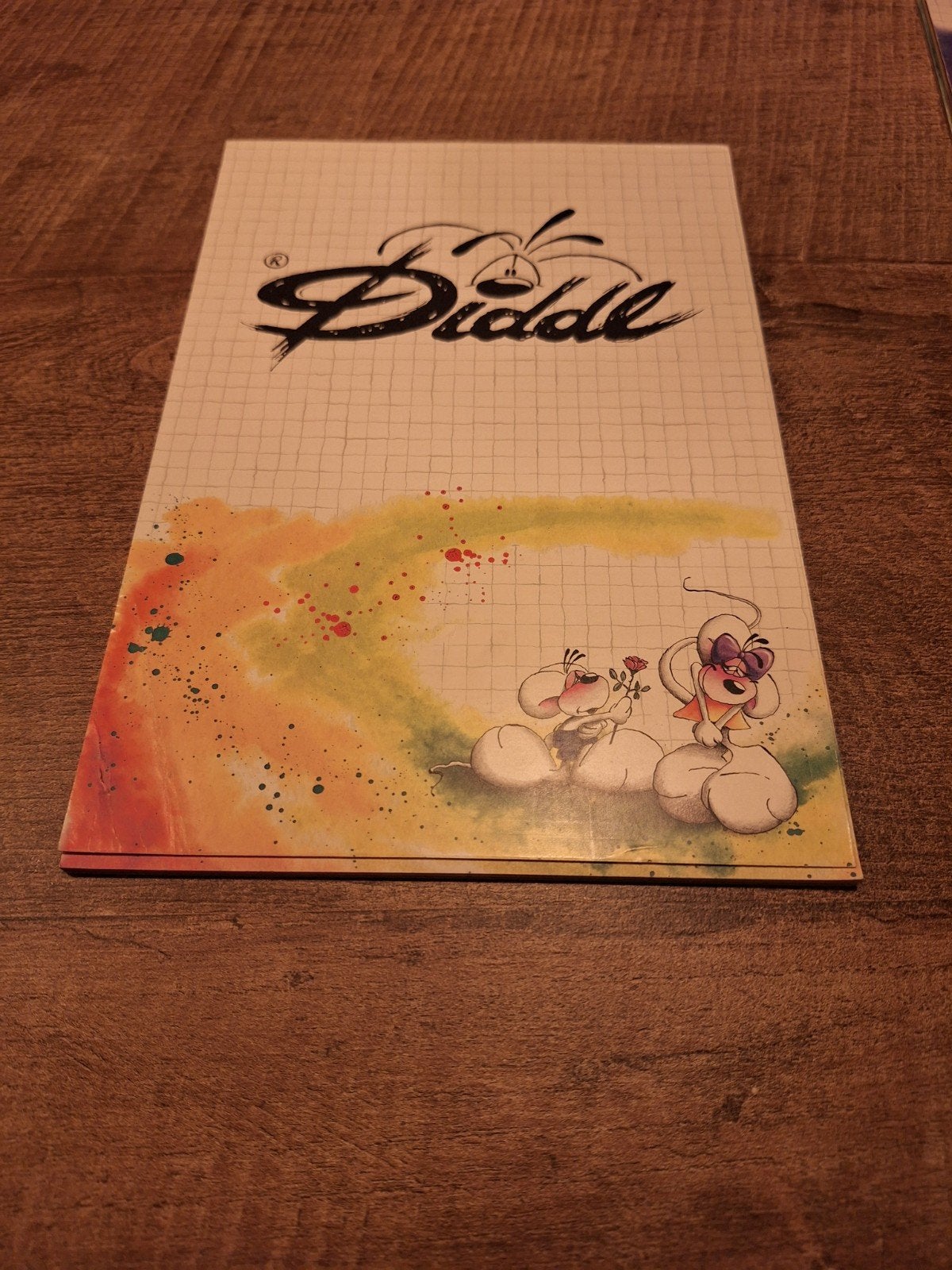 Diddl A5 blok nr. 186 met 20 blaadjes, Verzamelen, Ophalen of Verzenden, Diddl, Gebruikt, Papier, Kaart of Schrift