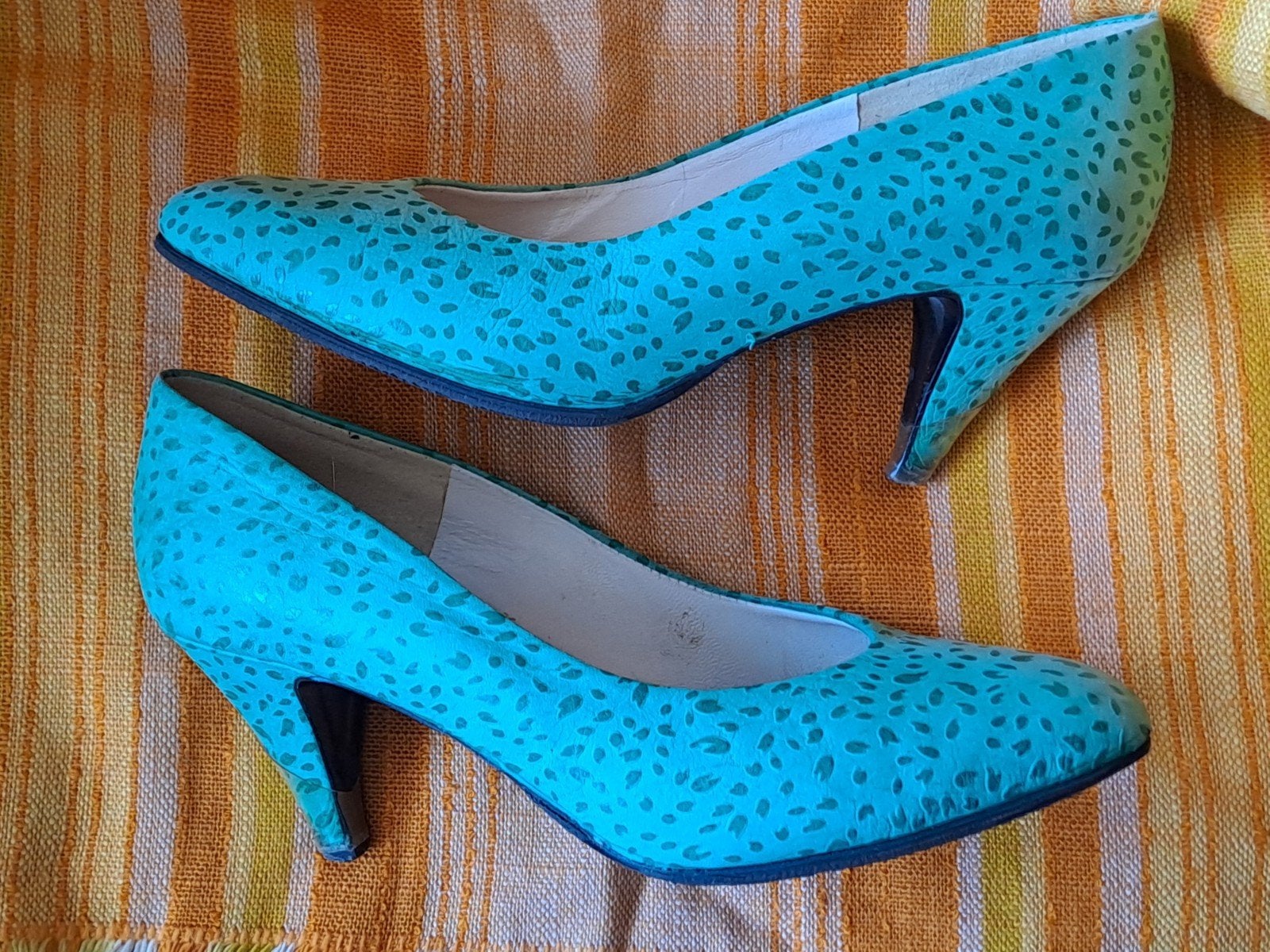 Doreal hakken 38 - Groen met print, Pumps, Overige kleuren, Ophalen of Verzenden, Doreal